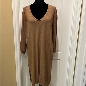 J. Jill Brown 3/4 Length Sleeve Tunic